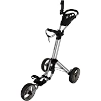 QWIK-FOLD - Carrito Golf 3 Ruedas Carrito Golf Empujar Tirar - Freno Pie - ¡Un Segundo para Abrir Y Cerrar!